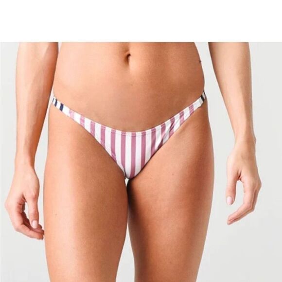 CAROLINE CONSTAS
Mykela Bikini Bottom nautical stripe . Large multi. - Picture 5 of 16